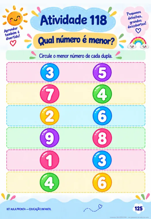 Atividade: Números e matemática inicial